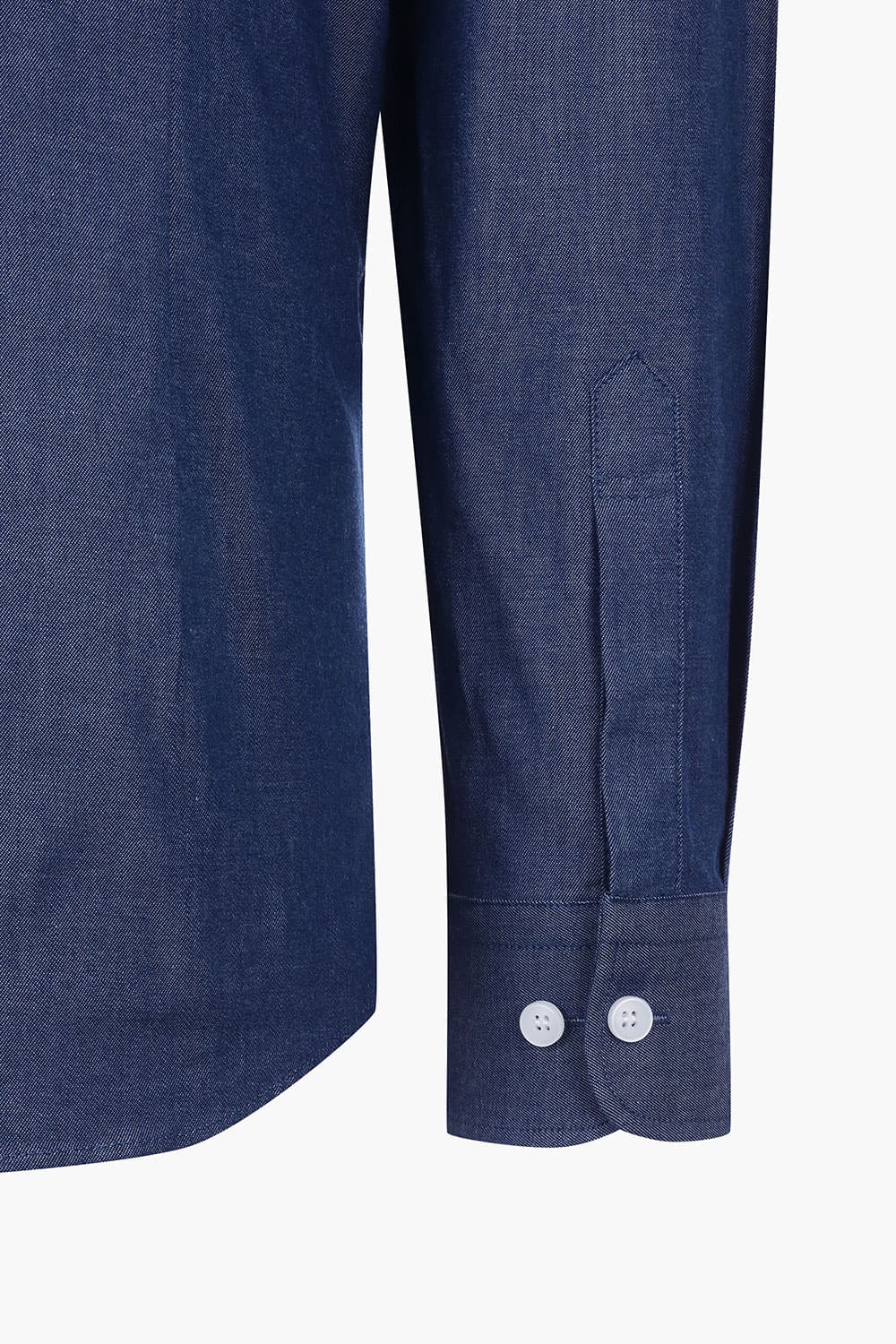 [LAST SIZE] 데님 라이크 히든 트리콜로르 965 컴포터블 셔츠 네이비