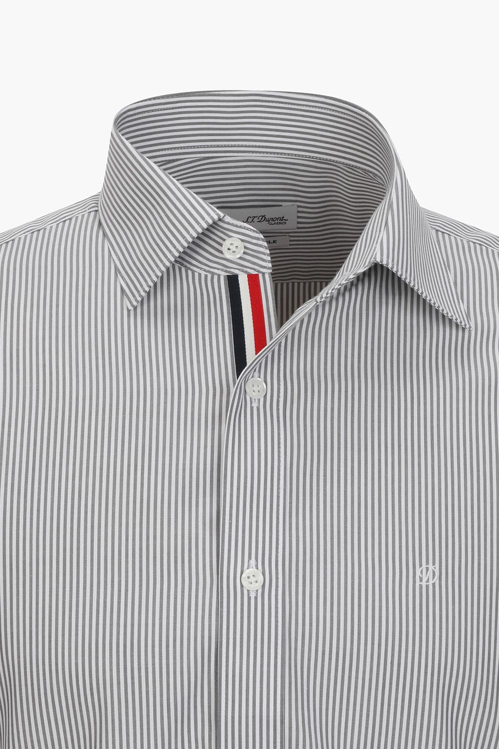 [LAST SIZE] 스트라이프 히든 트리콜로르 960 컴포터블 셔츠 그레이