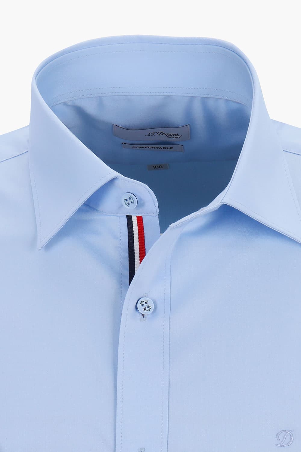 [LAST SIZE] 히든 트리콜로르 958 컴포터블 셔츠 블루