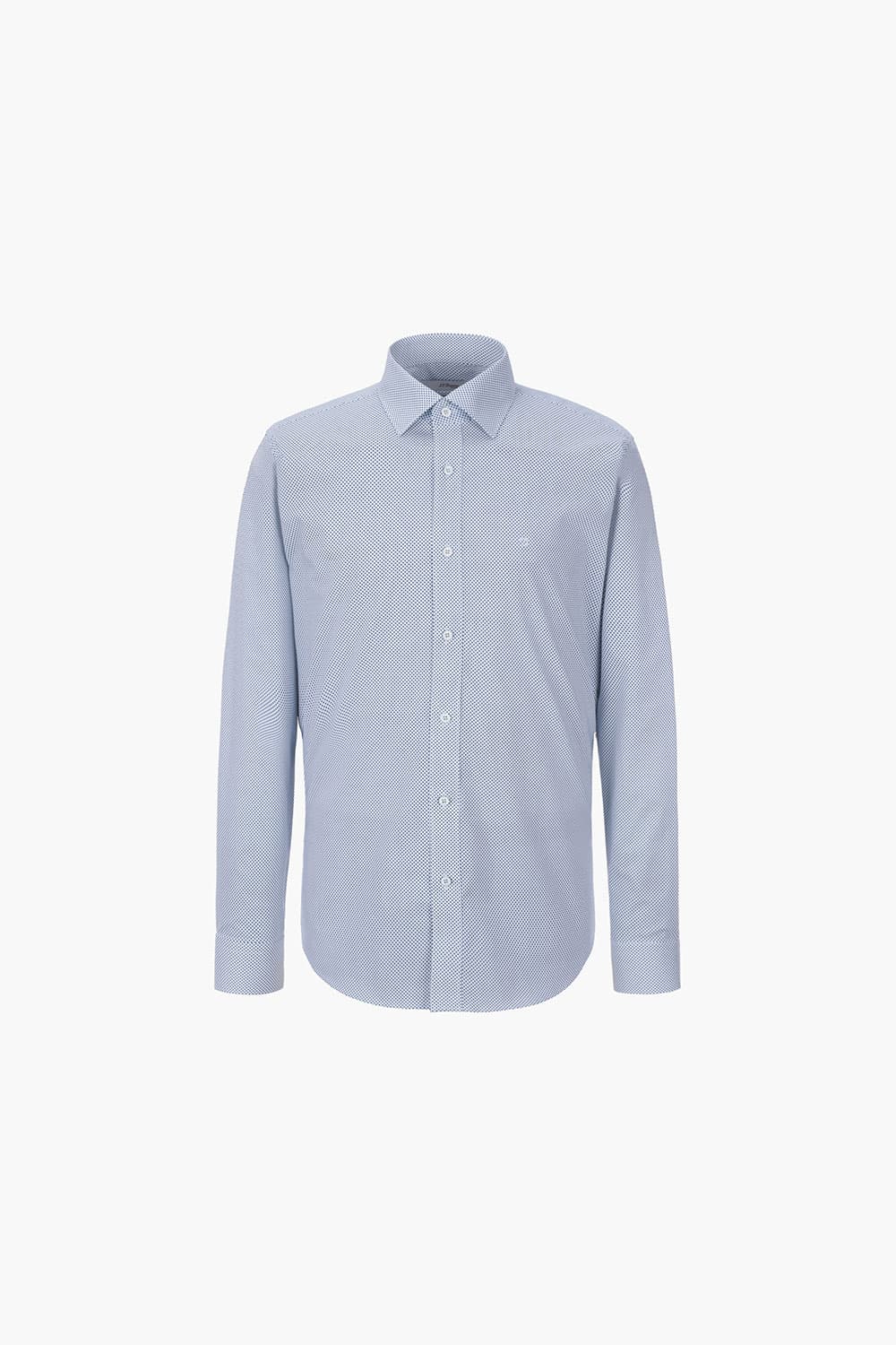 [LAST SIZE] 스트레치 도트 프린트 957 컴포터블 셔츠 화이트