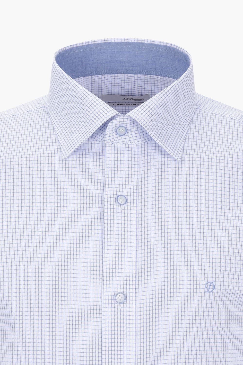 [LAST SIZE] 스트레치 미니 체크 956 컴포터블 셔츠 블루