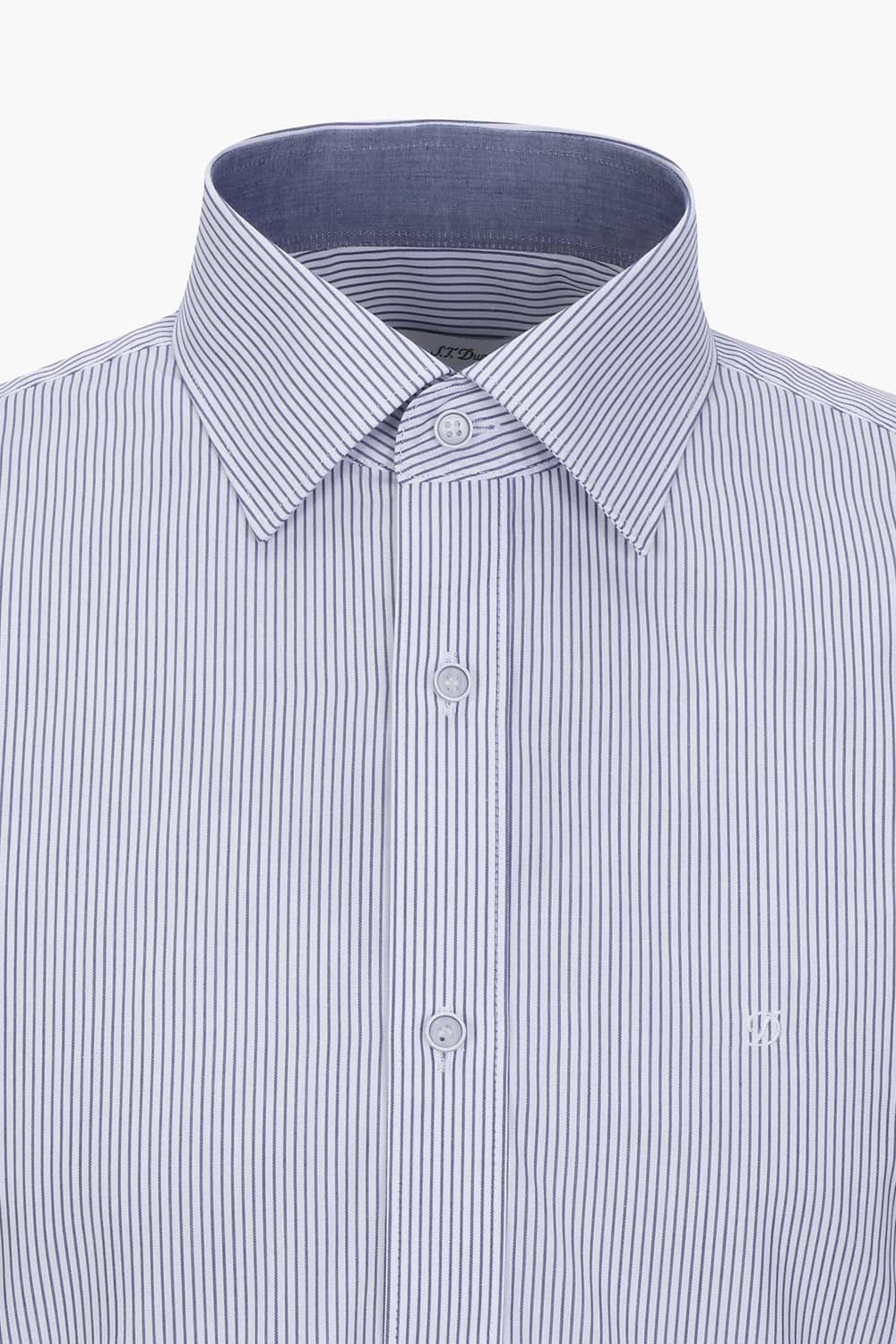 [LAST SIZE] 핀 스트라이프 솔리드 배색 954 컴포터블 셔츠 네이비