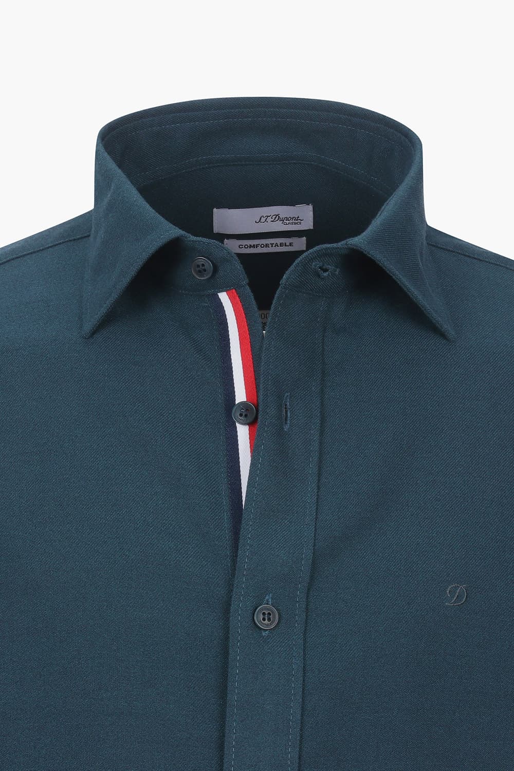 [LAST SIZE] 솔리드 기모 트리콜로르 957 컴포터블 셔츠 그린