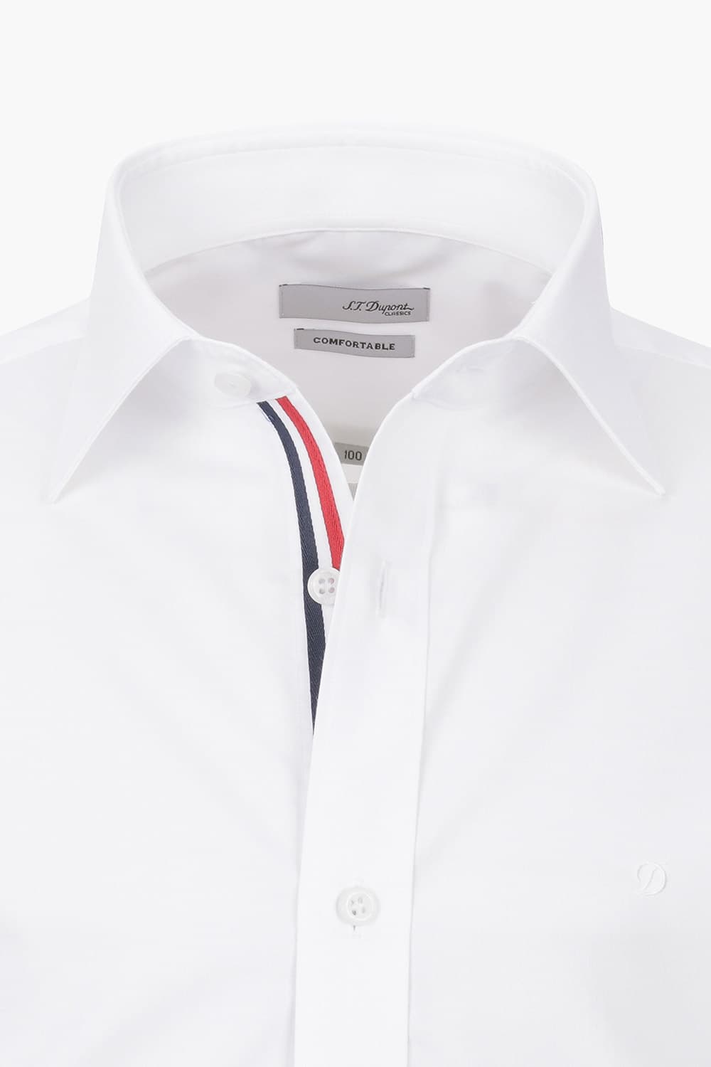 [LAST SIZE] 스트레치 카라 플라켓 트리콜로르 953 컴포터블 셔츠 화이트