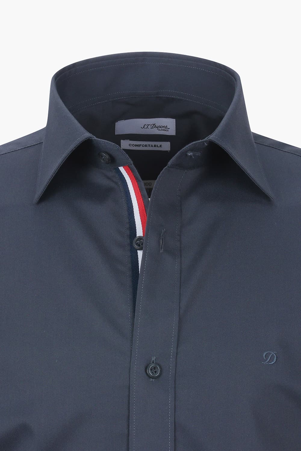 [LAST SIZE] 스트레치 카라 플라켓 트리콜로르 953 컴포터블 셔츠 딥그레이