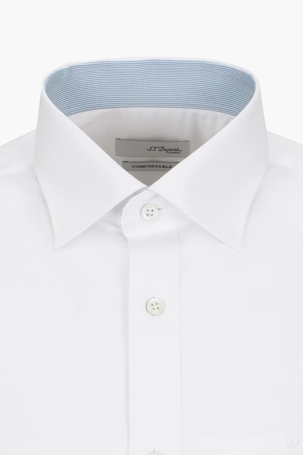 [LAST SIZE] 스트레치 도비 배색 761 컴포터블 셔츠 화이트