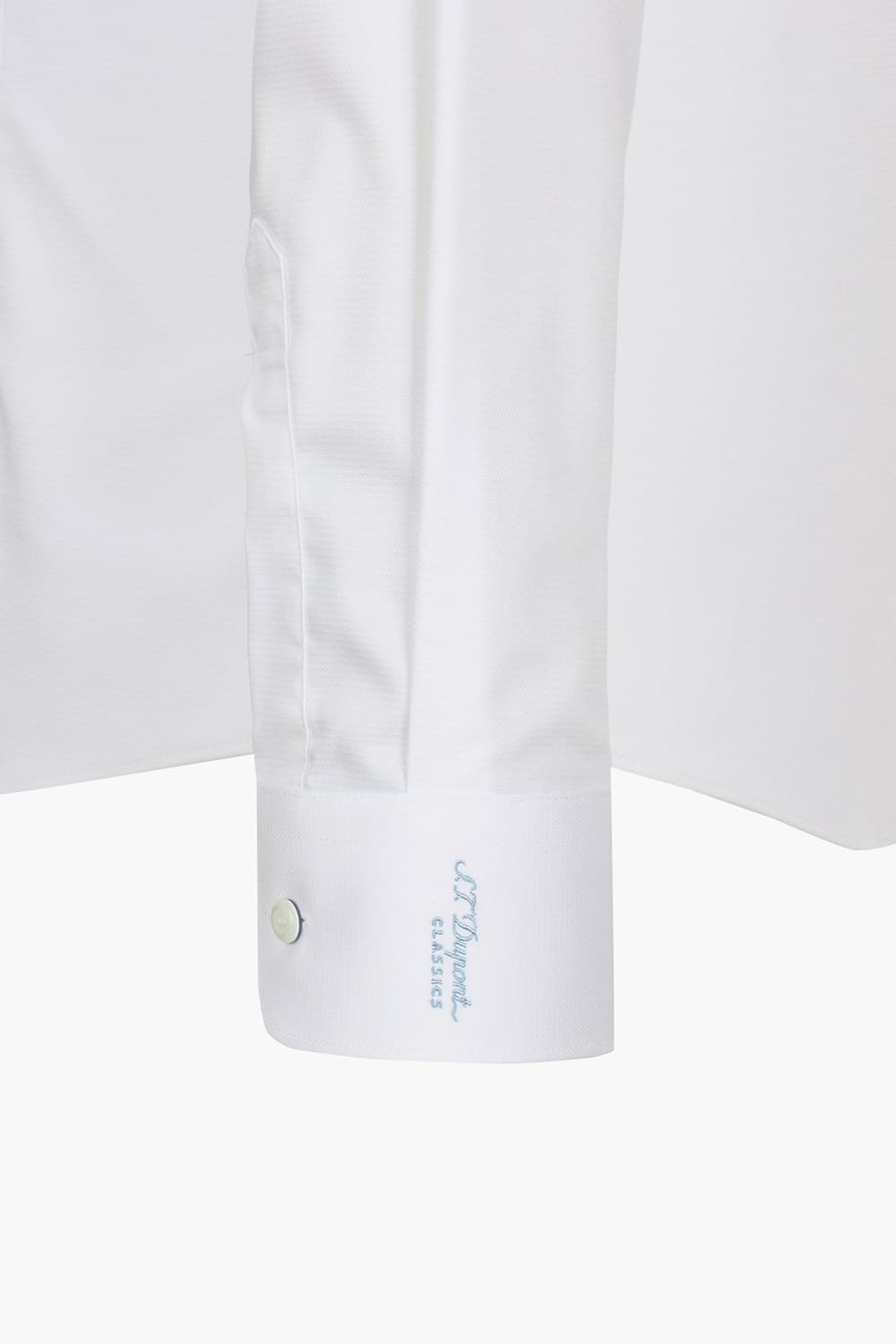 [LAST SIZE] 스트레치 도비 배색 761 컴포터블 셔츠 화이트