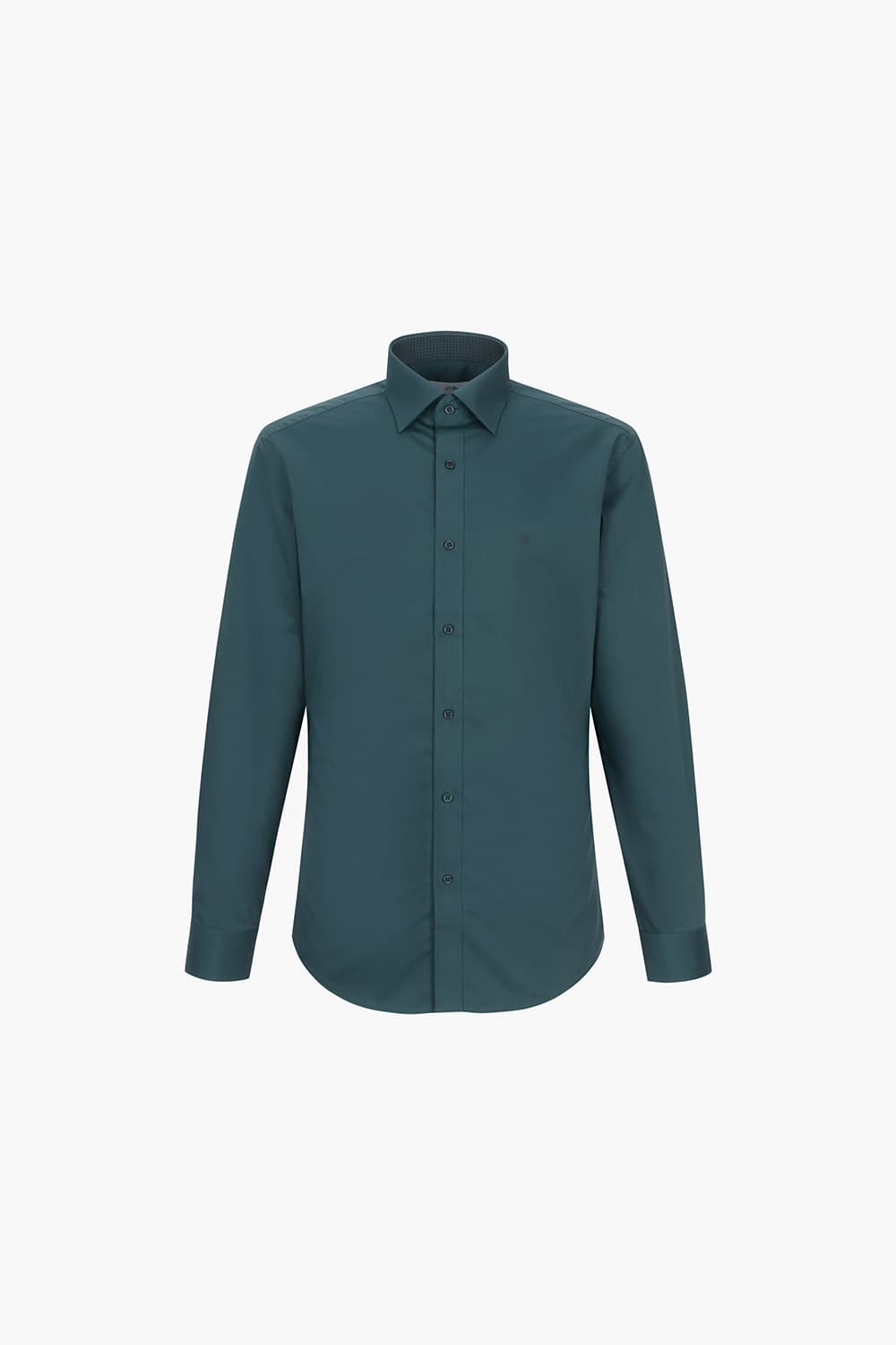 [LAST SIZE] 스트레치 배색 760 컴포터블 셔츠 그린