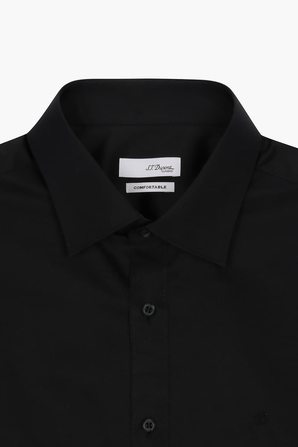 [LAST SIZE] 순면 솔리드 754 컴포터블 셔츠 블랙