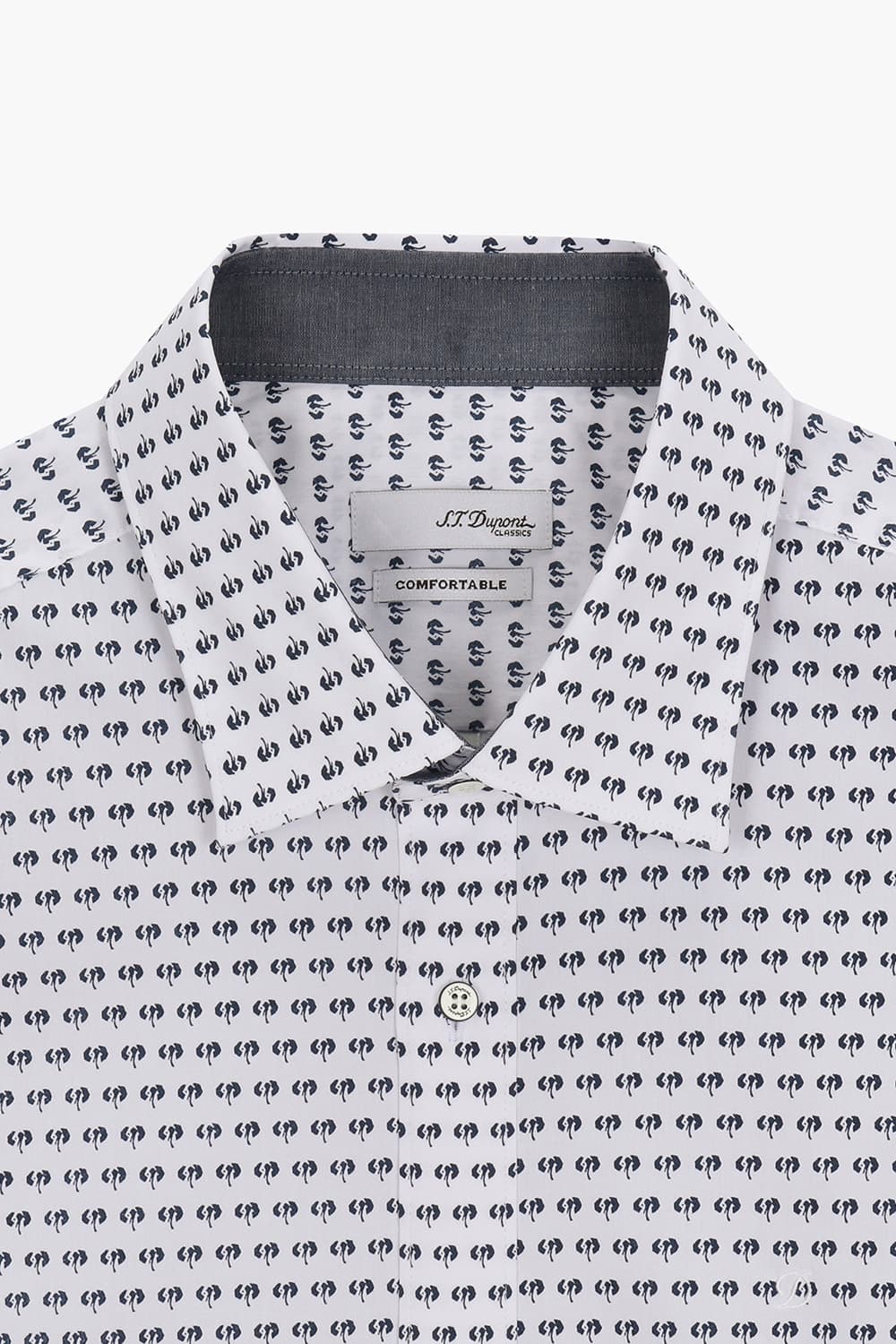 [LAST SIZE] 스트레치 프린트 770 컴포터블 셔츠 네이비