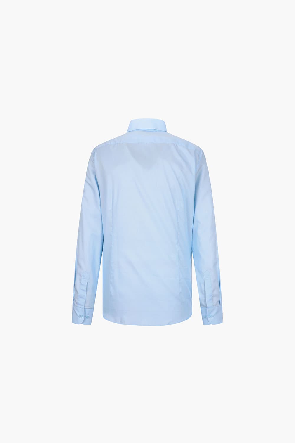 [LAST SIZE] 트윌 솔리드 스냅 카라 752 컴포터블 셔츠 블루