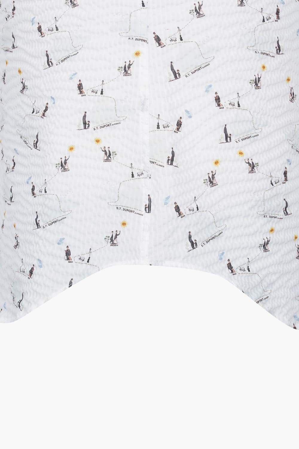 [LAST SIZE] [DCASUAL] 시어서커 프린트 385 뉴 캐주얼 셔츠 화이트