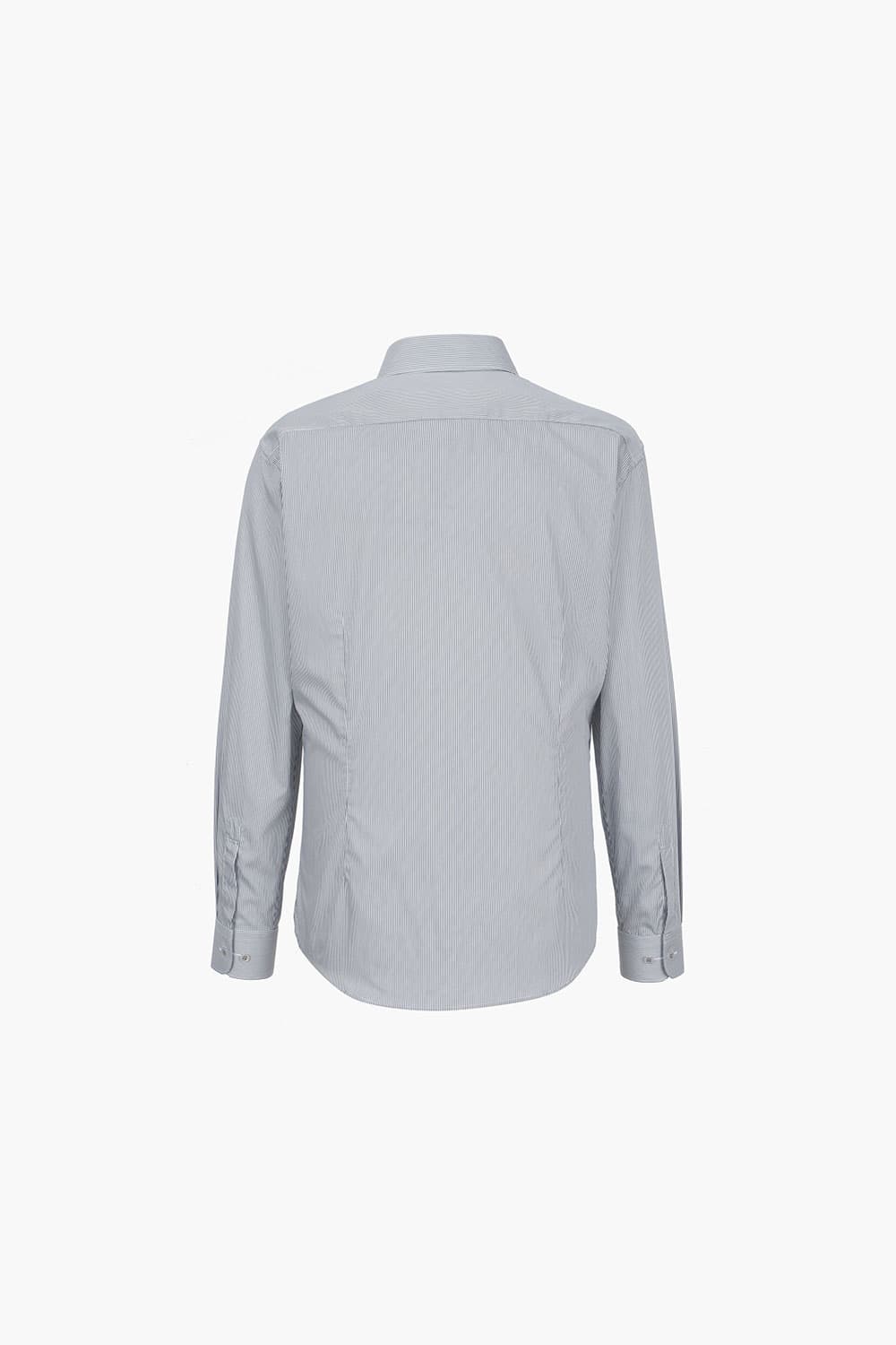 [LAST SIZE] [120수] 순면 스트라이프 327 컴포터블 셔츠 다크 그레이