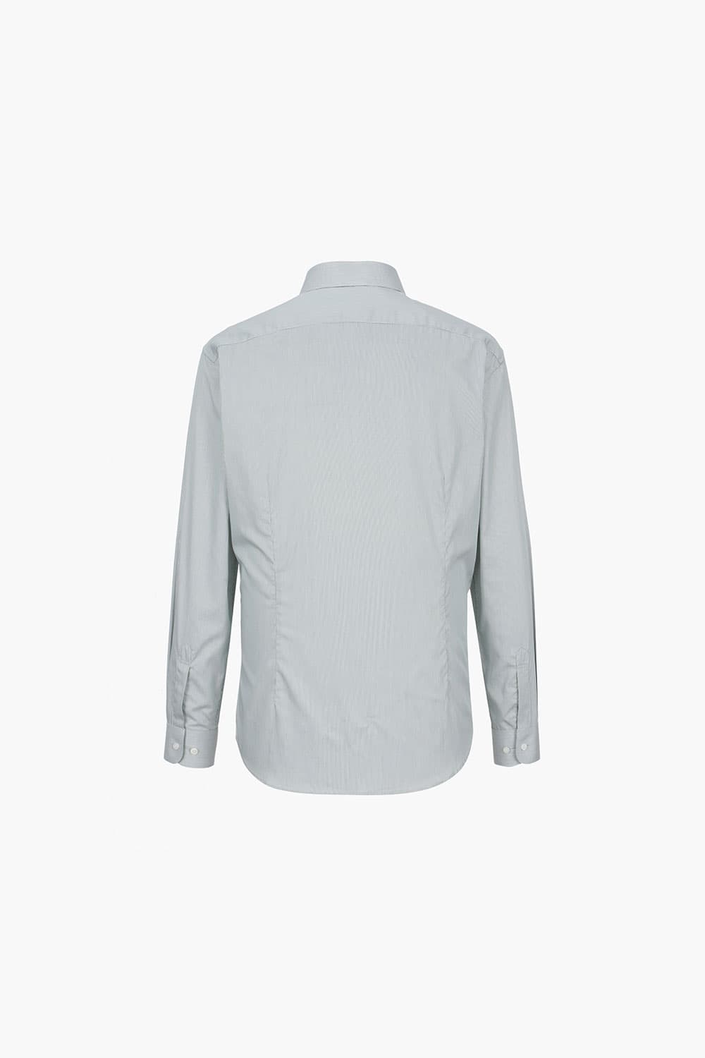 [LAST SIZE] [120수] 순면 스트라이프 326 컴포터블 셔츠 그린