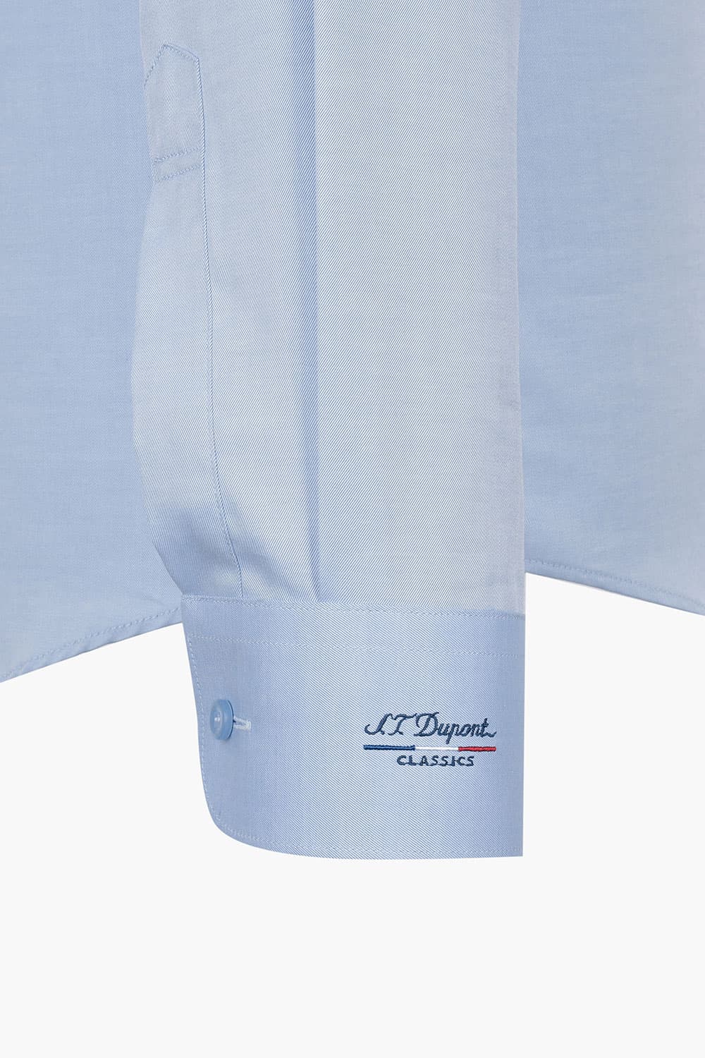 [LAST SIZE] [120수] 순면 트윌 솔리드 빅와이드 카라 305 컴포터블 셔츠 블루