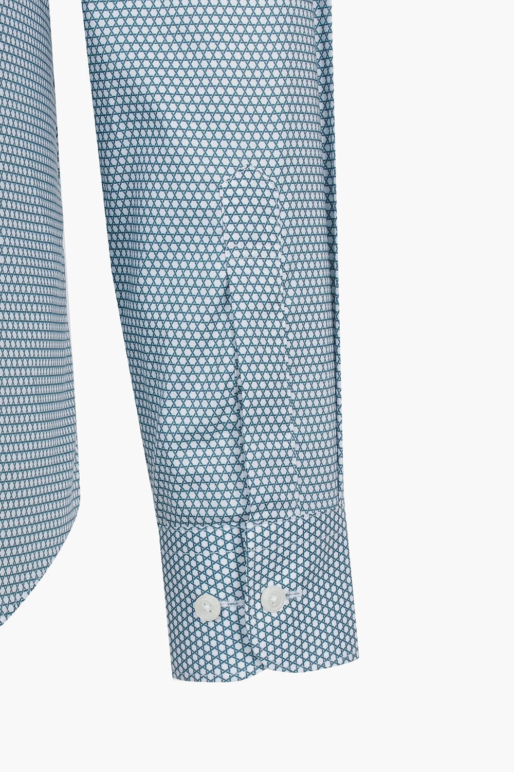 [LAST SIZE] 순면 그린 모티브 프린트 254 컴포터블 셔츠 그린