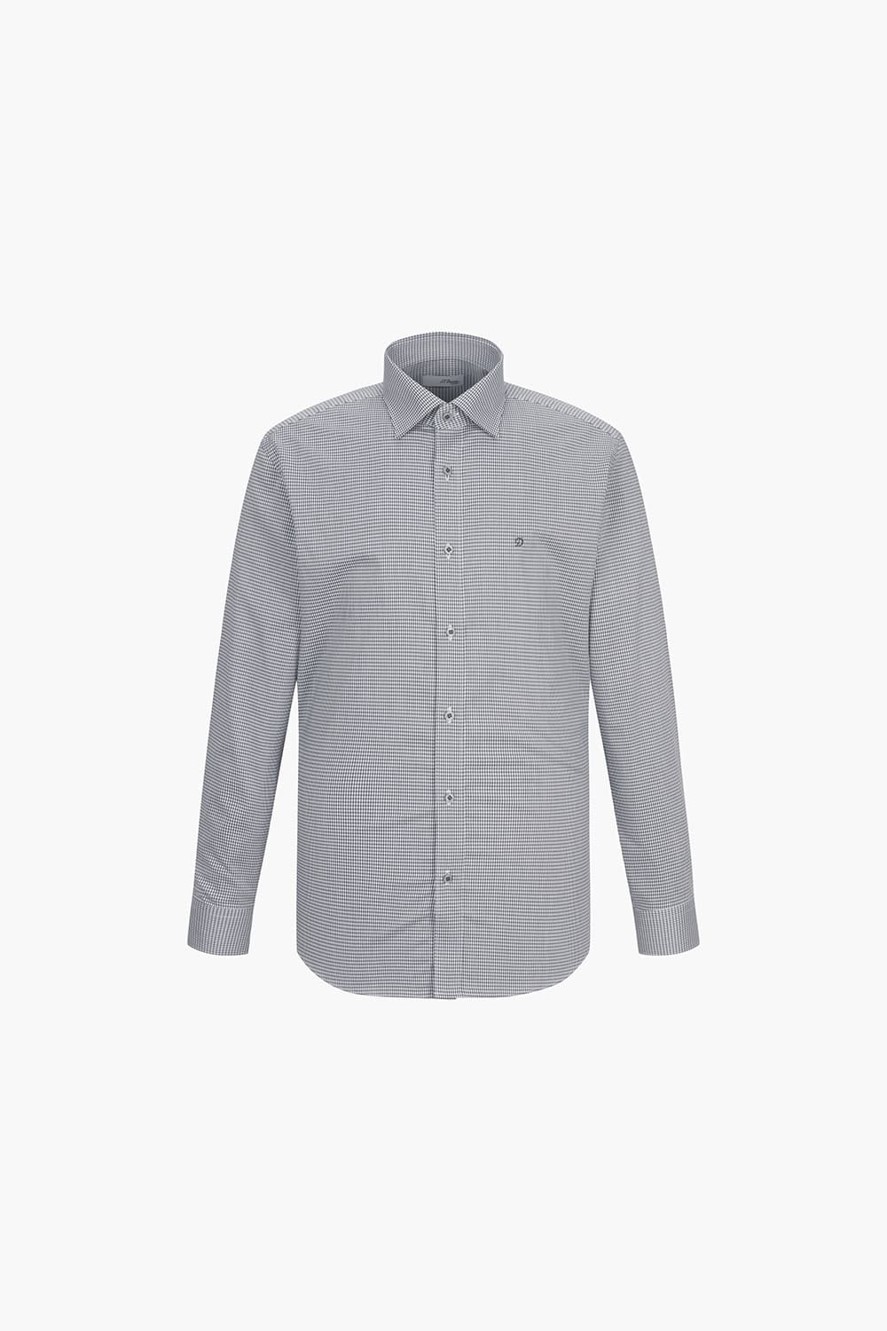 [LAST SIZE] 스트레치 미니체크 327 컴포터블 셔츠 다크그레이