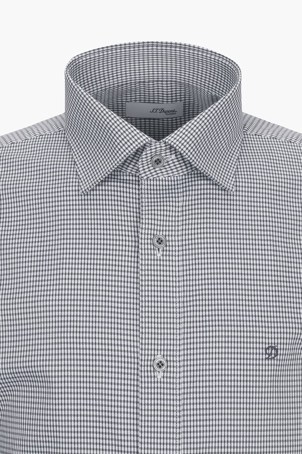 [LAST SIZE] 스트레치 미니체크 327 컴포터블 셔츠 다크그레이