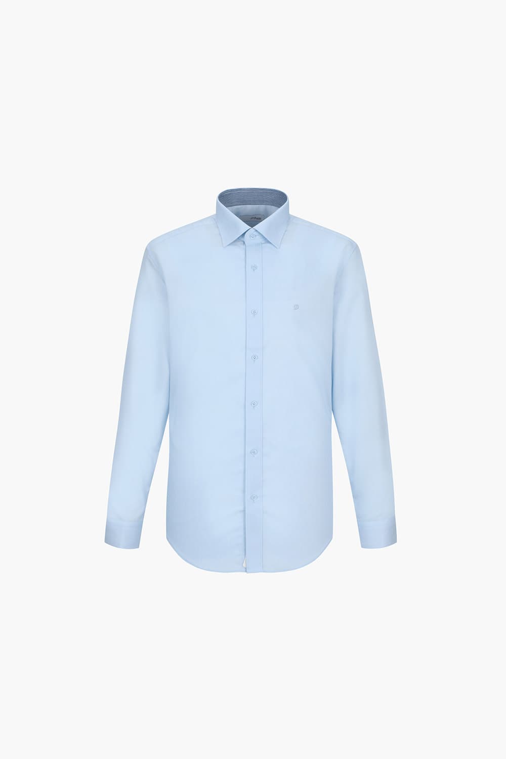 [LAST SIZE] 스트레치 피케 배색 368 컴포터블 셔츠 블루