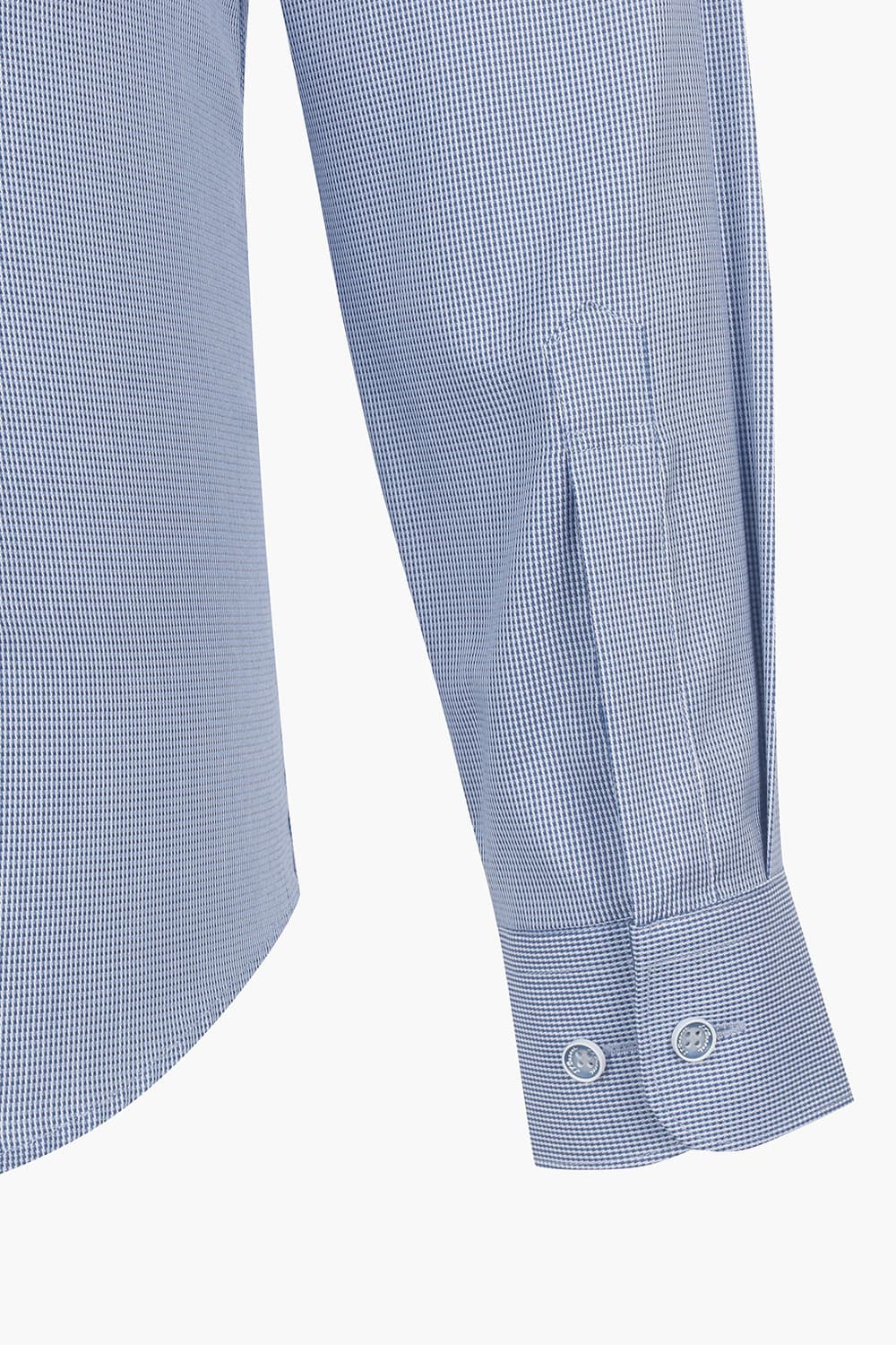 [LAST SIZE] 텐셀 혼방 도비 배색 314 컴포터블 셔츠 블루