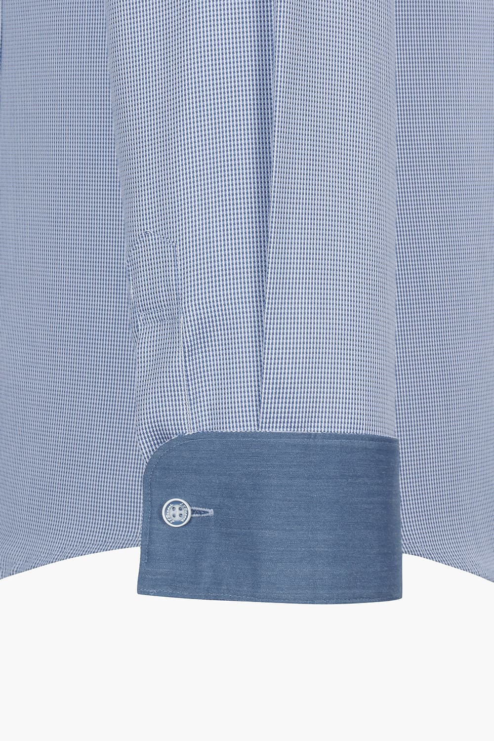 [LAST SIZE] 텐셀 혼방 도비 배색 314 컴포터블 셔츠 블루