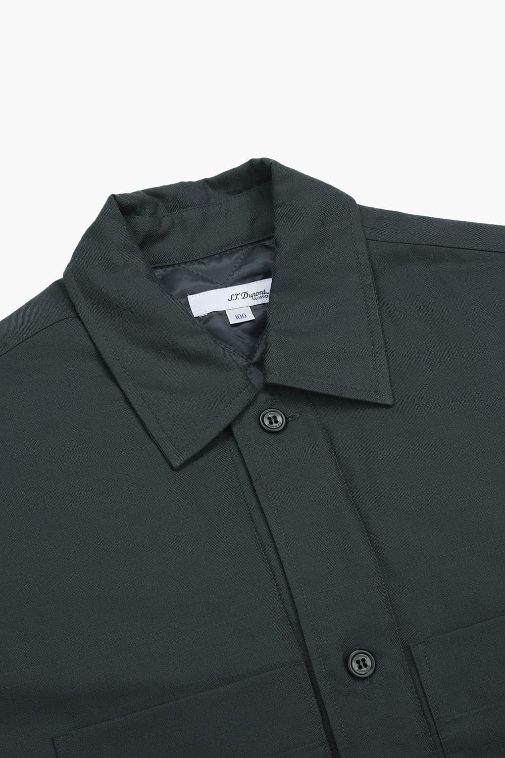 [LAST SIZE] 옥스포드 386 오버핏 퀼팅 셔켓 그린