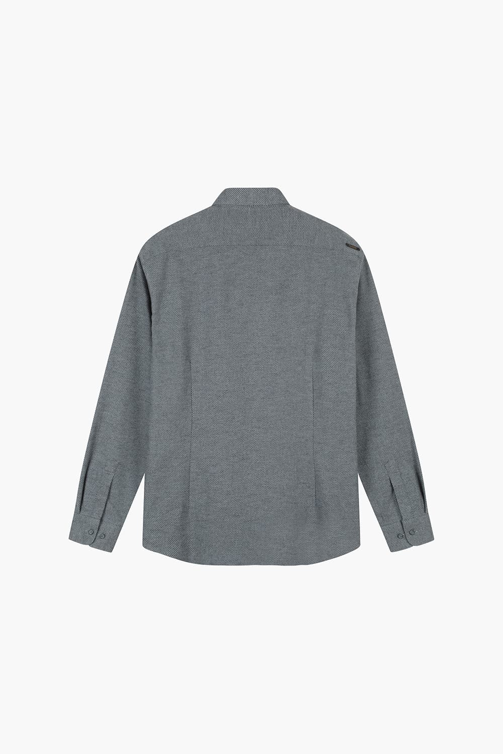 [LAST SIZE] 도비 체크 기모 283 컴포터블 셔츠 그린