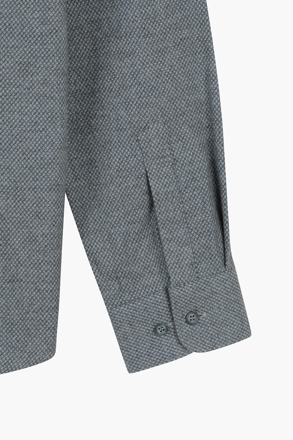 [LAST SIZE] 도비 체크 기모 283 컴포터블 셔츠 그린