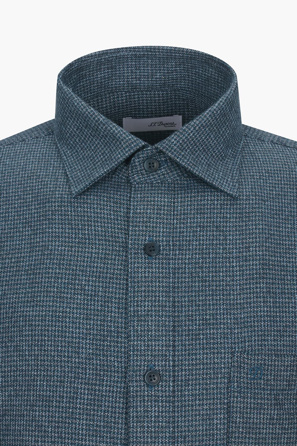 [LAST SIZE] 마이크로 하운드투스 체크 기모 732 비즈니스 셔츠 그린