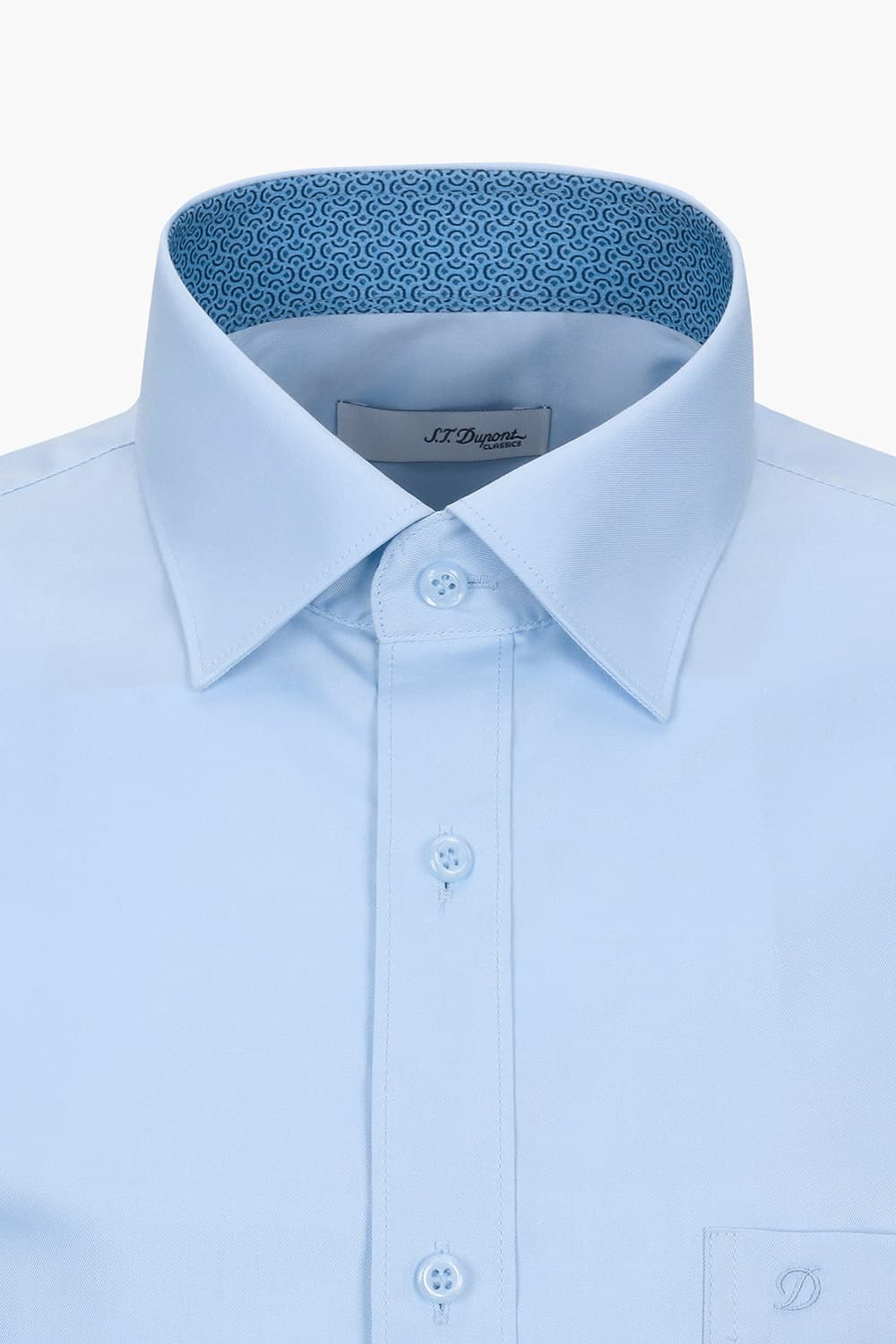 [LAST SIZE] 트윌 배색 포인트 162 비즈니스 셔츠 블루