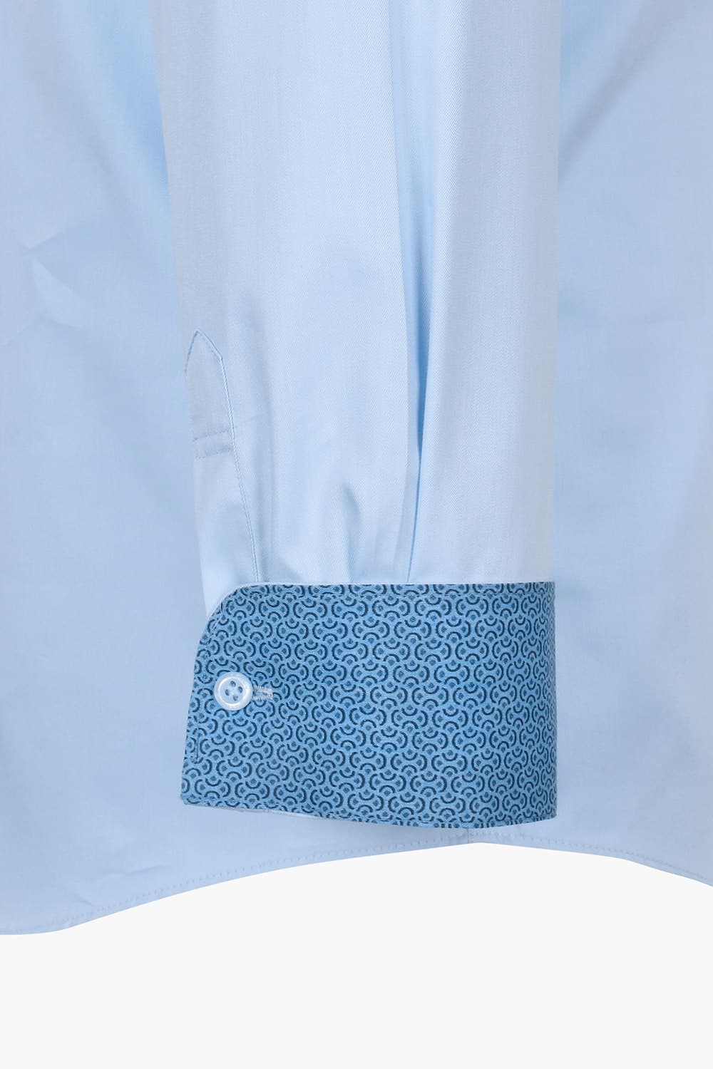 [LAST SIZE] 트윌 배색 포인트 162 비즈니스 셔츠 블루