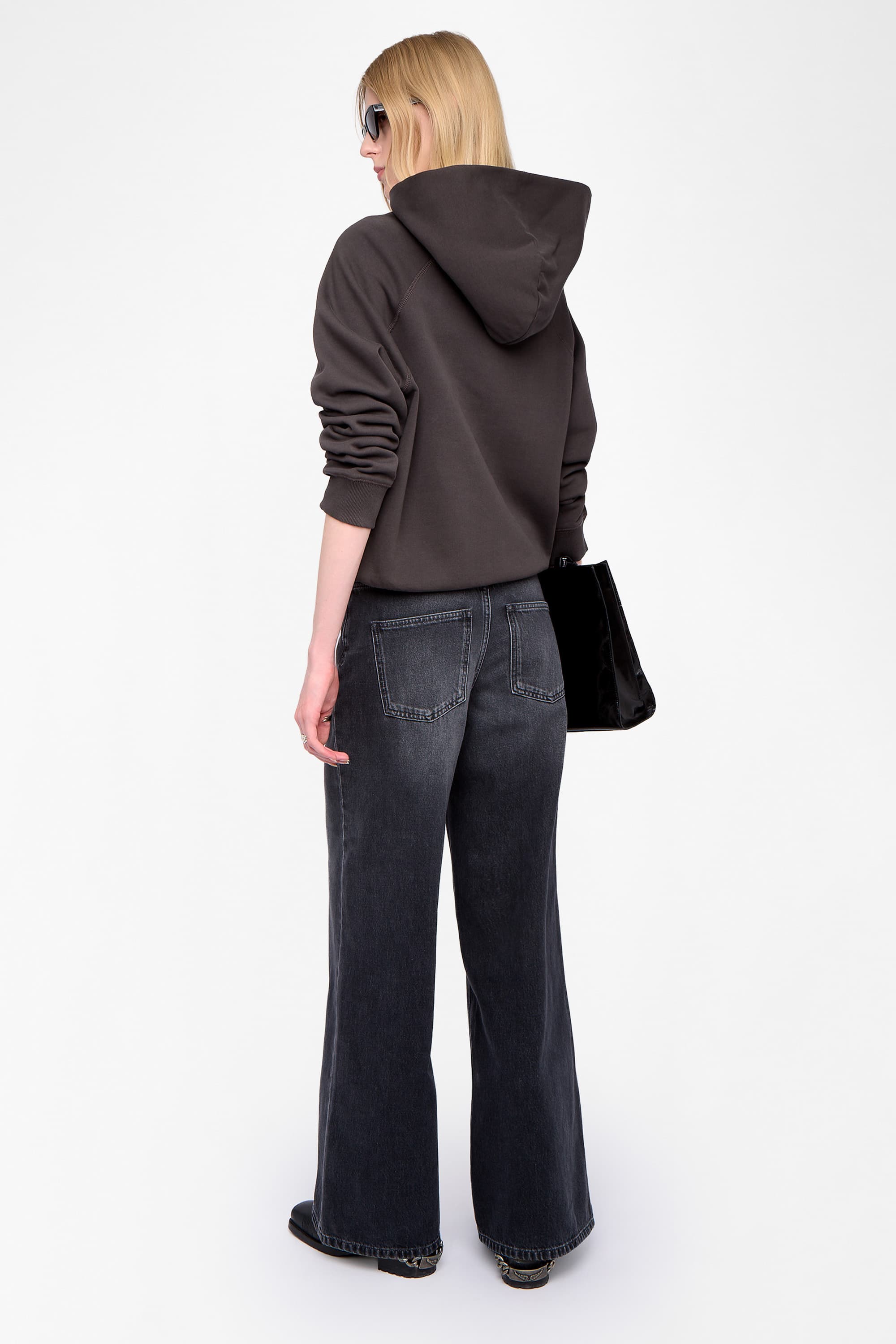 Georgy Heart Wings Strass Hoodie