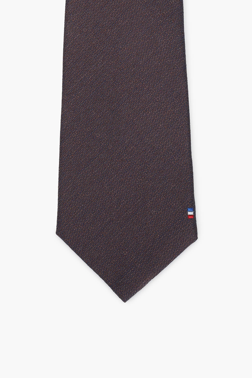 삼색 자수 253 넥타이 브라운 TE6SM62KA253TBW