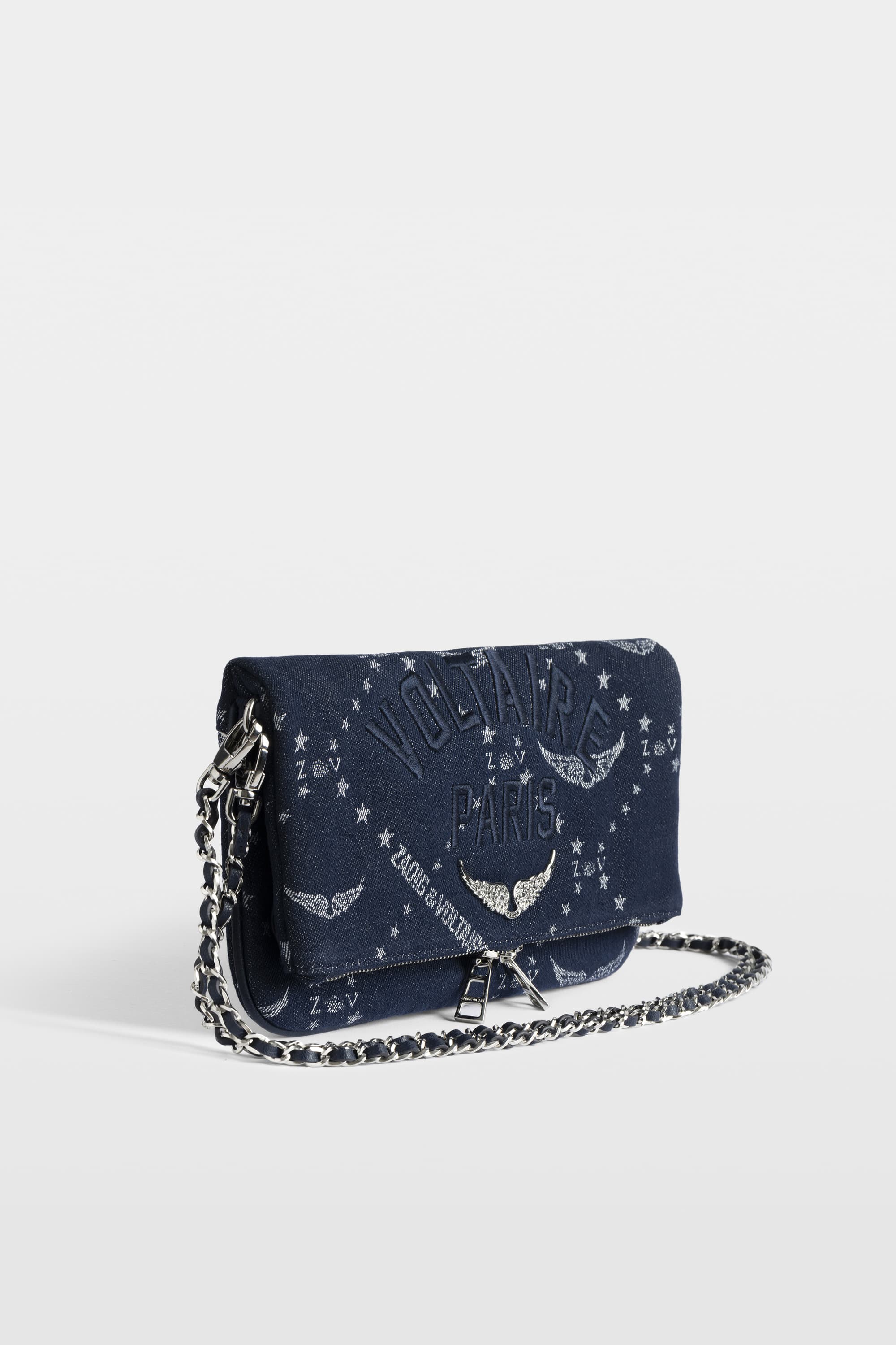 Rock Denim Monogram Bag