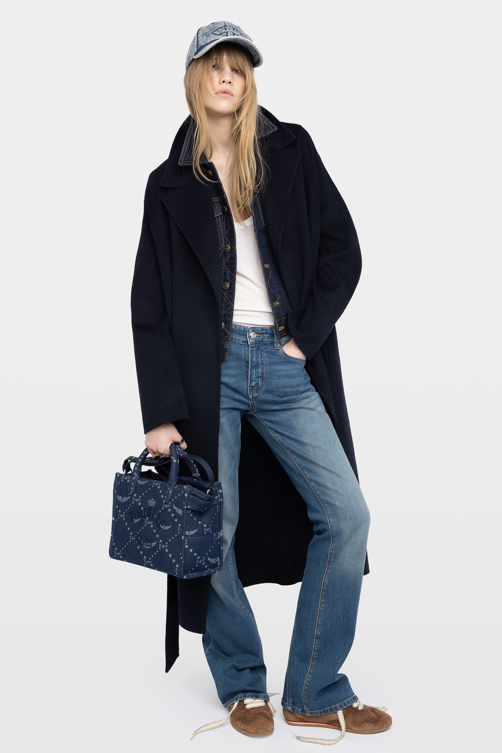 Angel Tote XS Denim Monogram Bag