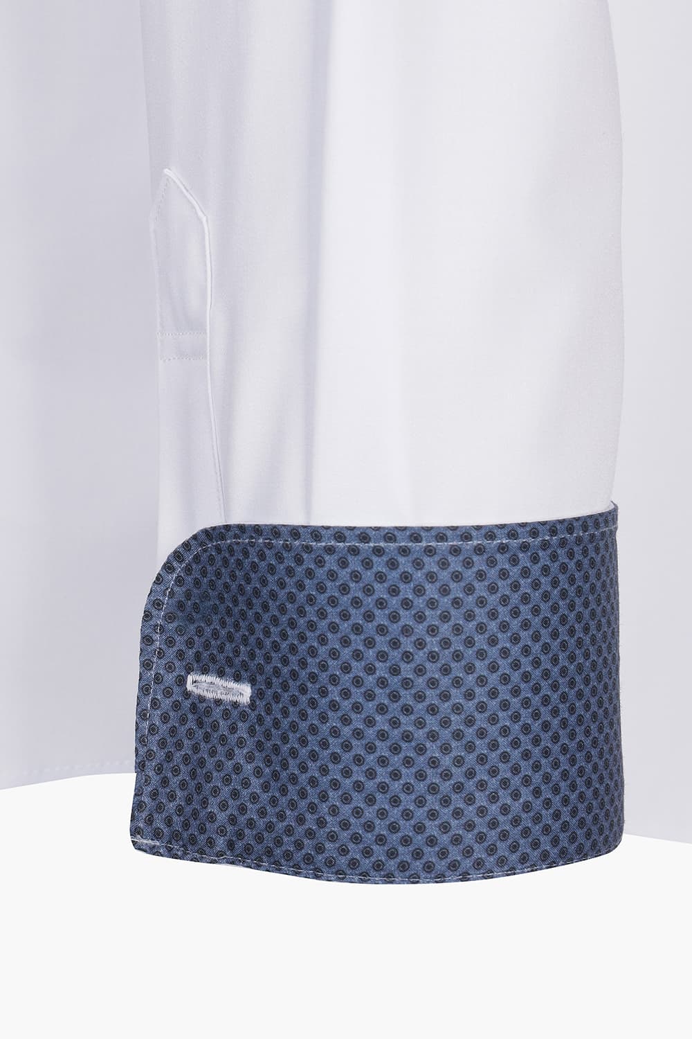 스트레치 배색 363 컴포터블 셔츠 화이트 SE5SM21LS363SWH