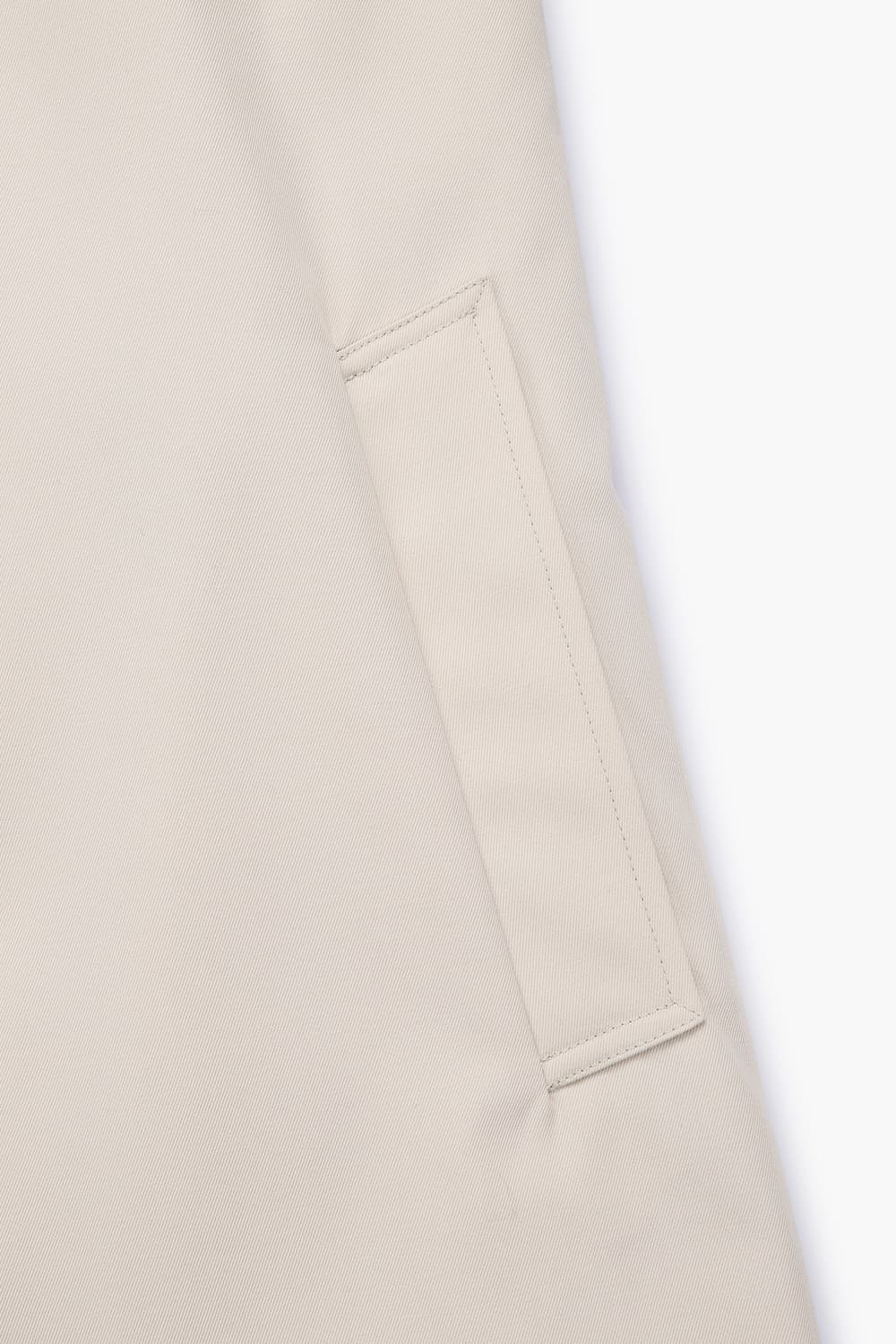 코튼폴리 트렌치 아이보리 RE2SMBAOT805R10