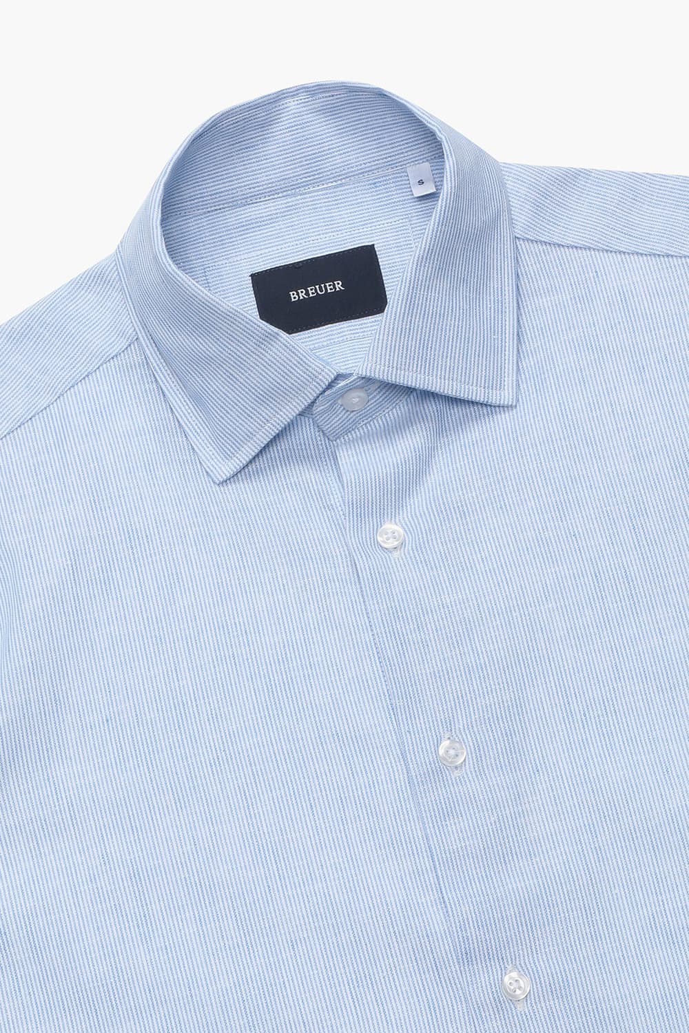 린넨믹스 스트라이프 셔츠 블루 RE3SMBASH802R63