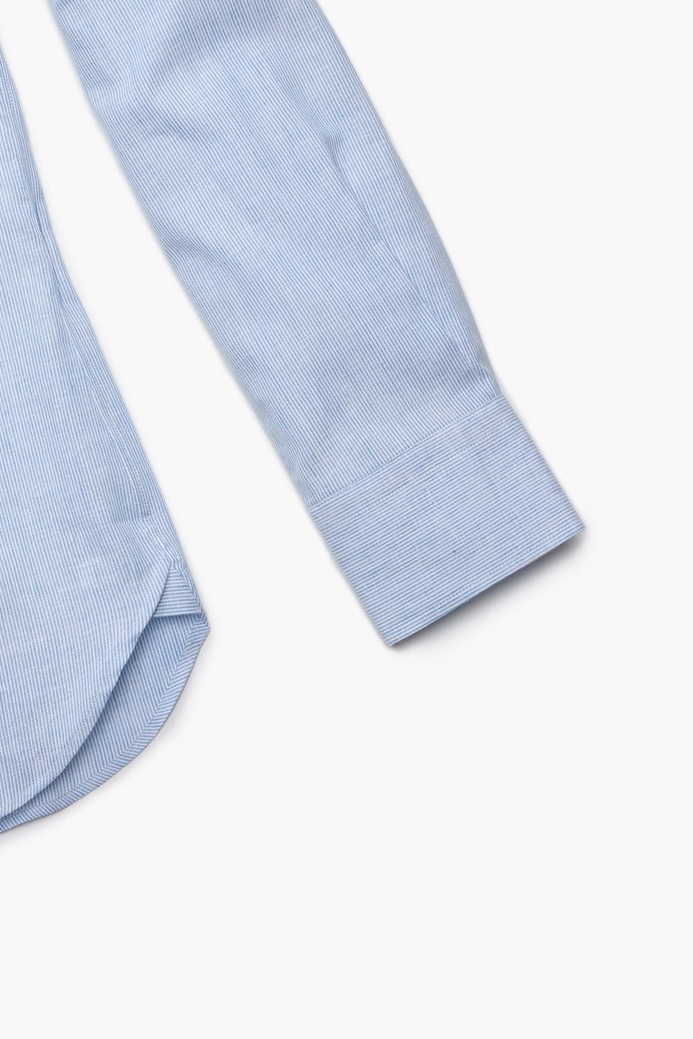 린넨믹스 스트라이프 셔츠 블루 RE3SMBASH802R63