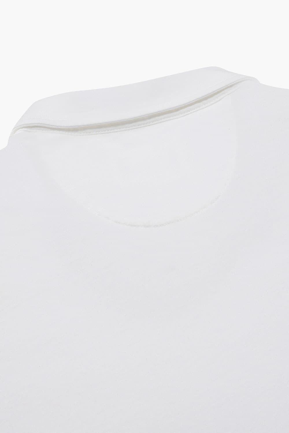 코튼 폴로 긴소매 티셔츠 화이트 RE3SMBAPO101R01