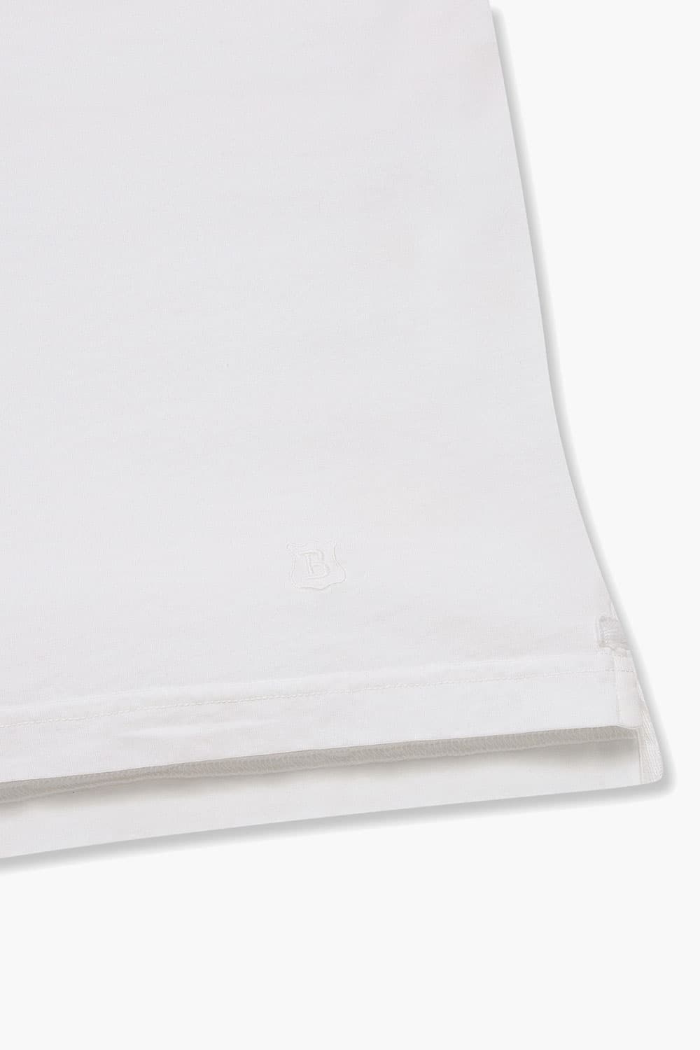 코튼 폴로 반소매 티셔츠 화이트 RE3SMBAPO501R01