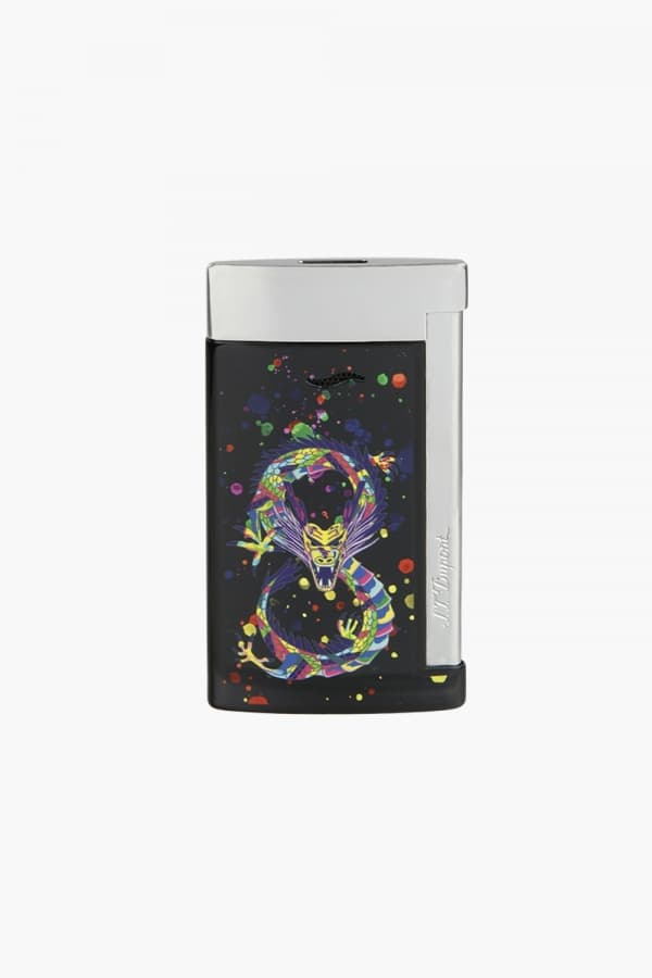 24 드래곤 슬림7 라이터 블랙/크롬 CA27777Z