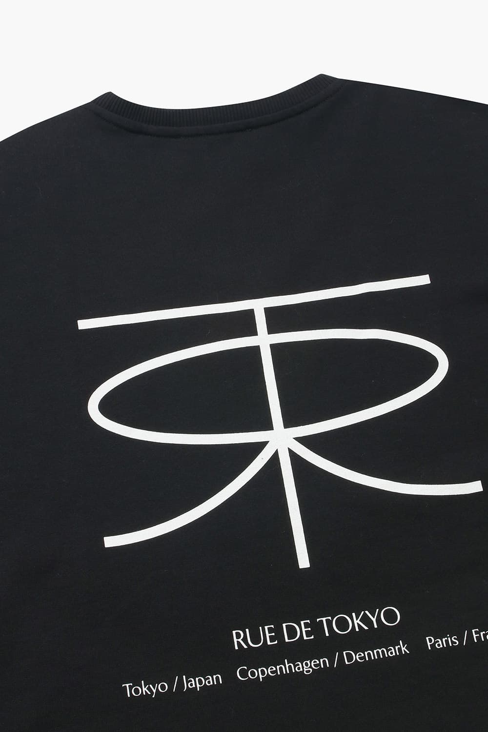 TIM MONOGRAM 코튼 크루넥 긴소매 티셔츠