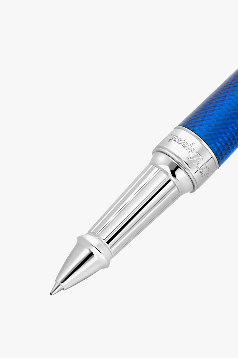 24 라인D 이터니티 수성펜 XL 기요셰 블루/팔라듐 CB422011XL