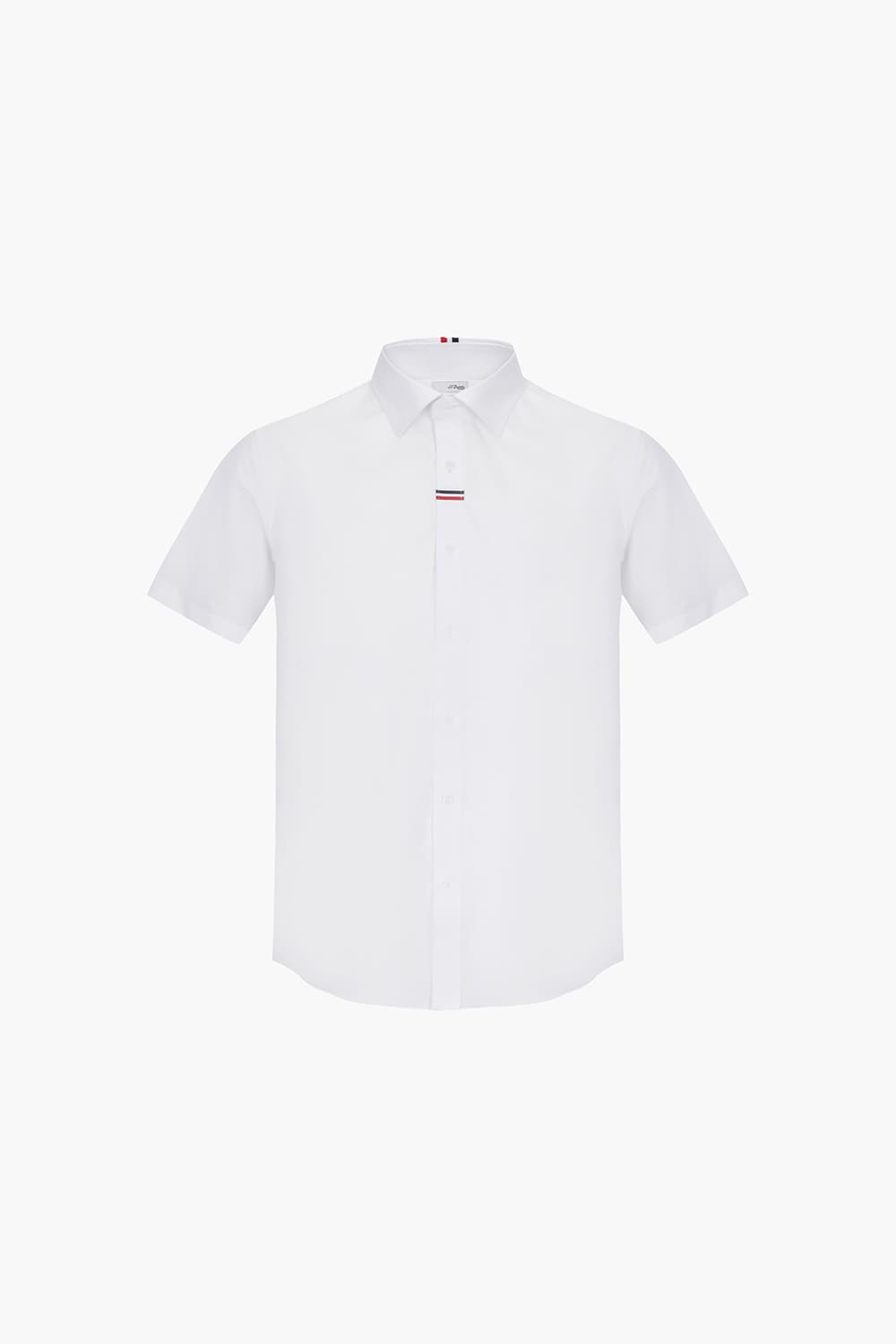 플라켓 트리콜로르 952 컴포터블 반팔 셔츠 화이트 SE6MM22HS952SWH