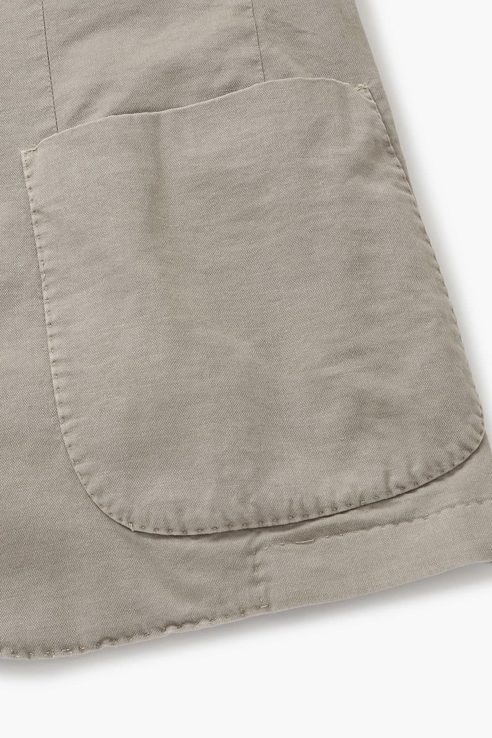 면 혼방 셰비 가먼트다잉 테일러드 자켓 GSP3531P353104