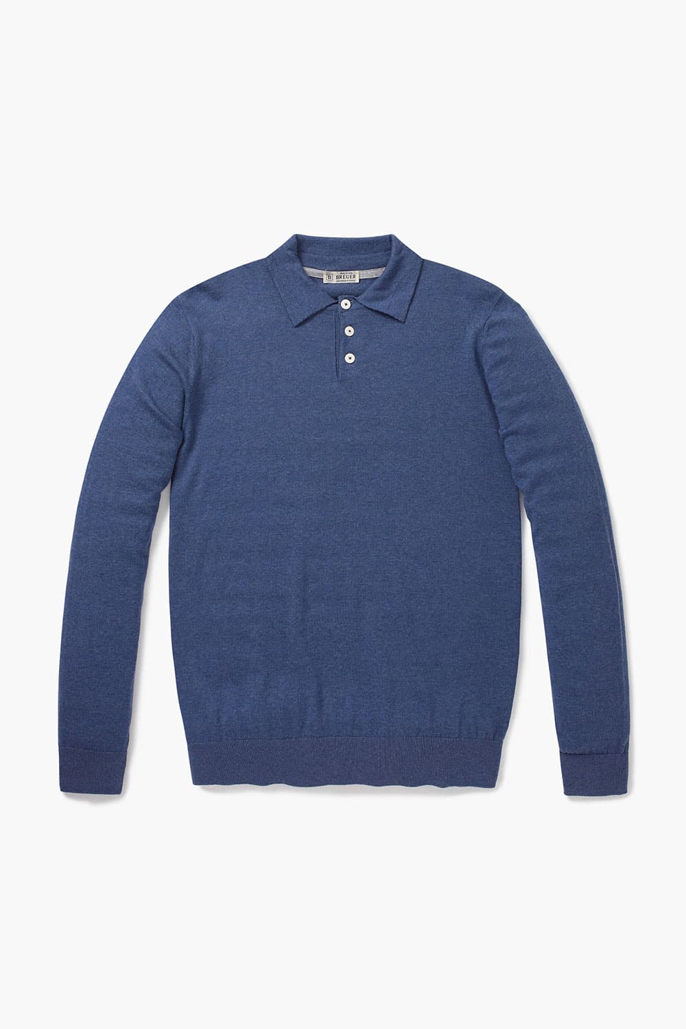 코튼 폴로 긴소매 니트 BR603P452903