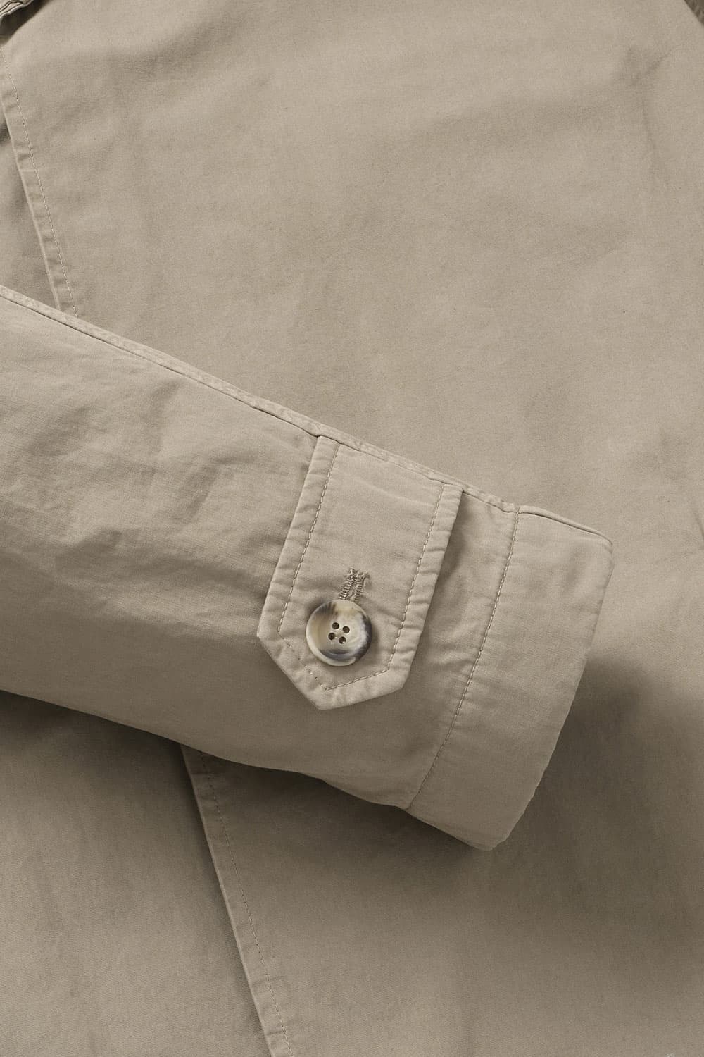 코튼 가먼트다잉 트렌치 코트 34SS2311P453404