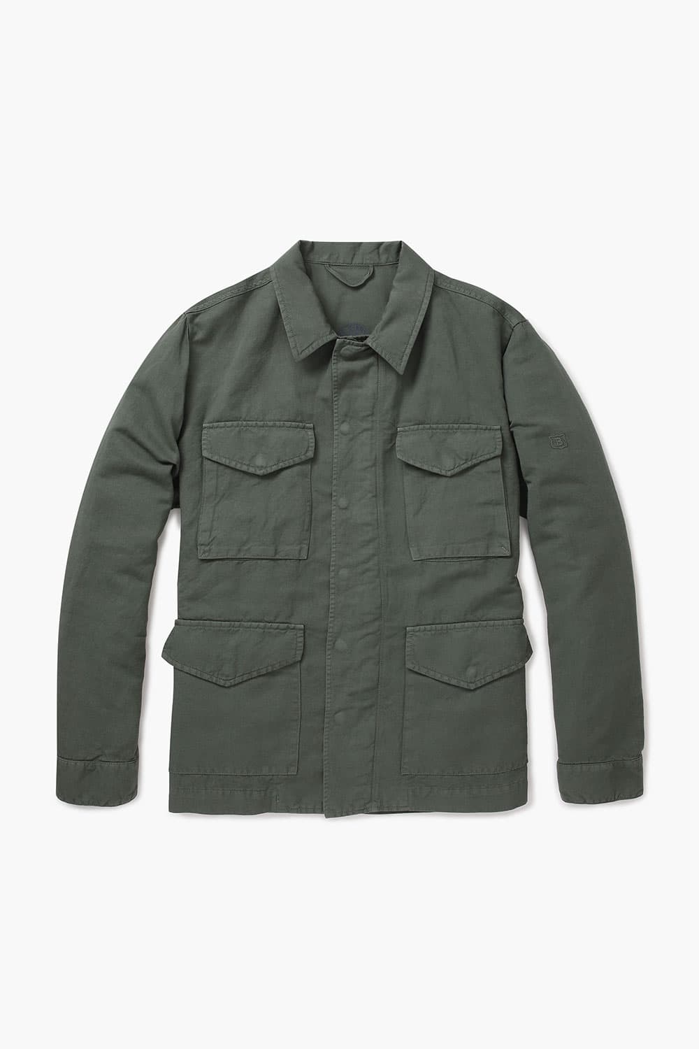 면 혼방 워크웨어 카키 캐주얼 자켓