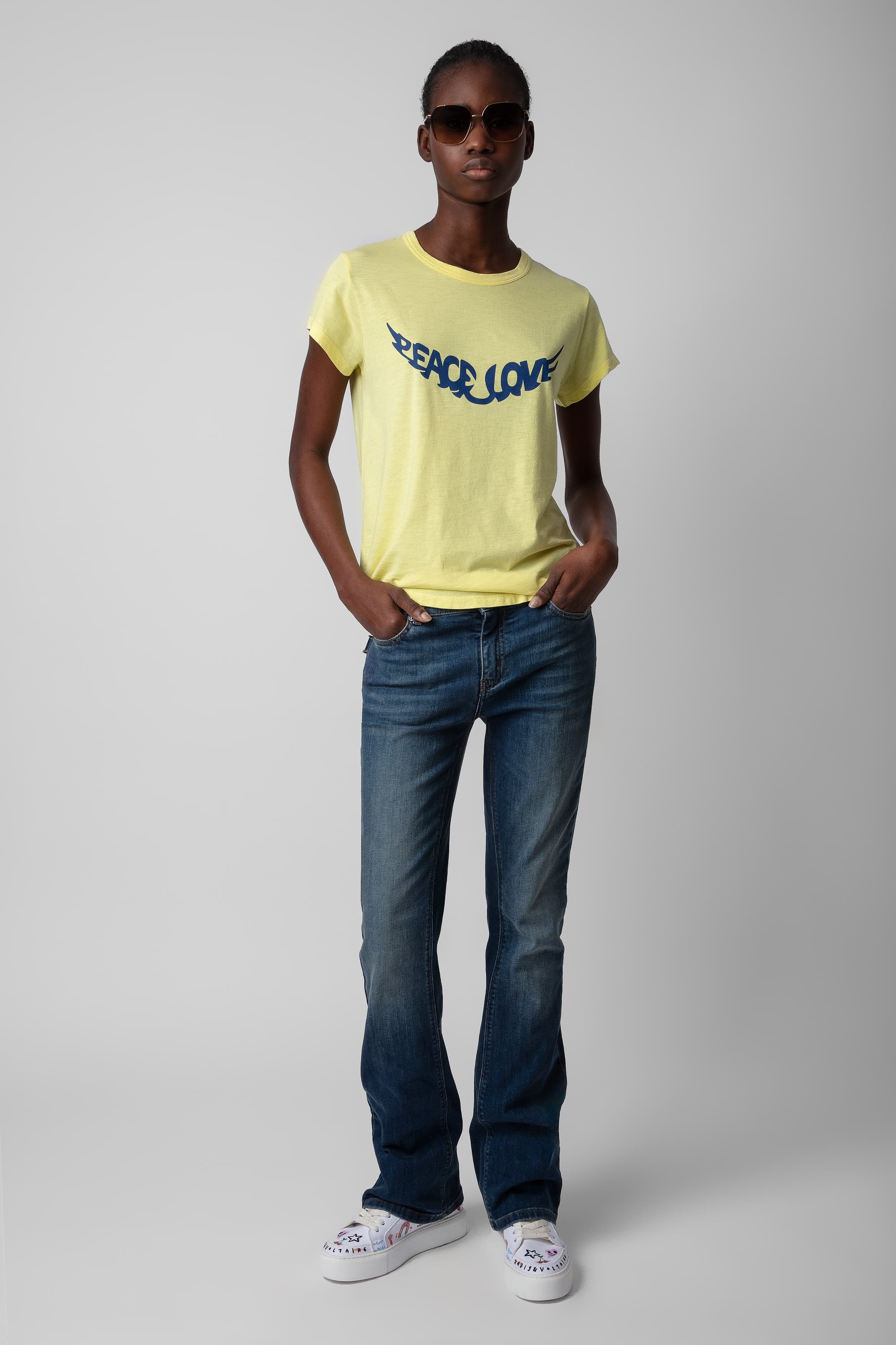 Woop Peace and Love Wings T-shirt